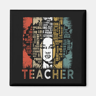 Leraar Afro Afrikaanse American Women Black Histor Magneet