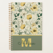 Leraar Afstudeergeschenk Wilde Bloemen Botanisch G Planner (Voorkant)