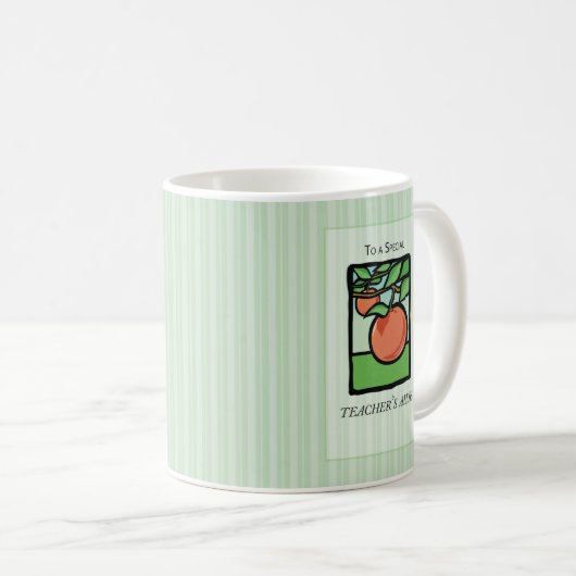 Leraar Aide Dank je Mok, Apple Koffiemok (Voorkant rechts)