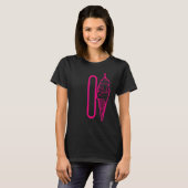 Leraar alfabetbrief t-shirt (Voorkant volledig)