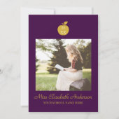 Leraar Appel Afstuderen Aankondiging (Voorkant)