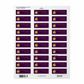 Leraar Appel Afstuderen Etiket (Full Sheet)
