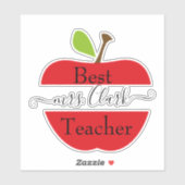 Leraar appel sticker (Vel)