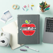 Leraar appel sticker (iPad Cover)