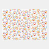 leraar appel waardering helder kleurrijk schattig inpakpapier vel (Voorkant 2)