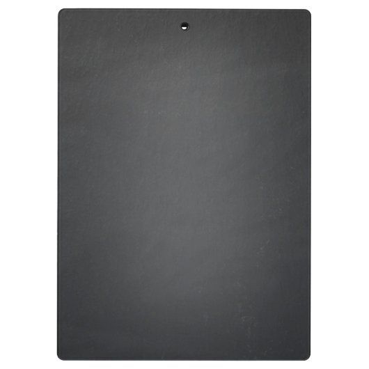 Leraar Apple Book Stack Chalkboard Monogram Naam Klembord (Achterkant)