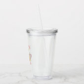 Leraar Apple Tea Mason Jar Acryl Drinkbeker (Links)
