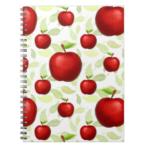 Leraar Apple Tree Patronen Voorschoolse Kunstleraa Notitieboek