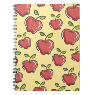 Leraar Apple Tree Patronen Voorschoolse Kunstleraa Notitieboek