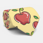 Leraar Apple Tree Patronen Voorschoolse Kunstleraa Stropdas (Opgerold)