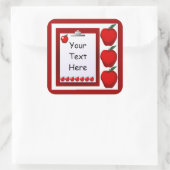 Leraar Apples Custom Sticker (Tas)