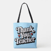 Leraar appreciatie Bedankt Tote Bag (Achterkant)
