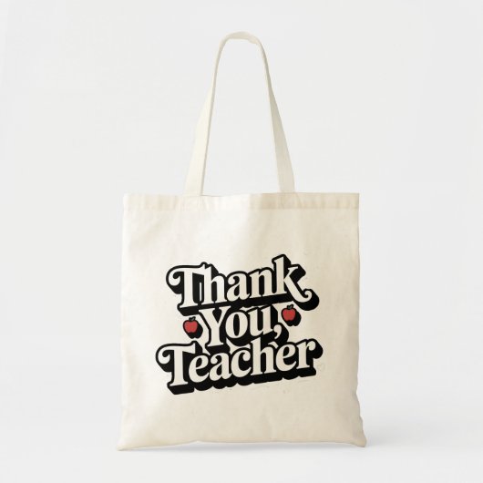 Leraar appreciatie Bedankt Tote Bag (Voorkant)