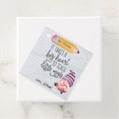 Leraar appreciatie Gnoom met hart Bedankjes Labels (In situ)