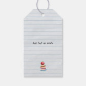 Leraar appreciatie Gnoom met hart Cadeaulabel (Achterkant)