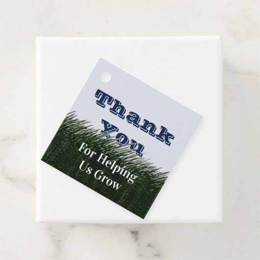 Leraar appreciatie Groen gras klas Dank u Bedankjes Labels (In situ)