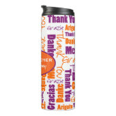 Leraar appreciatie meertalig Dank je Thermosbeker (Geroteerd rechts)