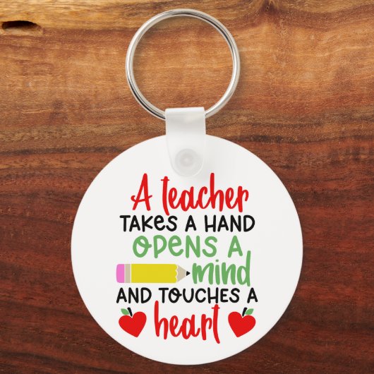 Leraar appreciatie Sleutelhangers Inspirerend Quot (Voorkant)