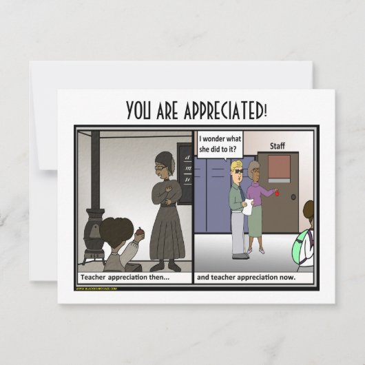 Leraar Appreciation Flat Card Bedankkaart (Voorkant)