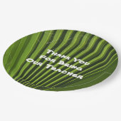 Leraar Appreciation Palm Leaf Foto Hartelijk dank Papieren Bordje (Gekanteld)