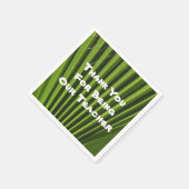 Leraar Appreciation Palm Leaf Foto Hartelijk dank Servet (Hoek)