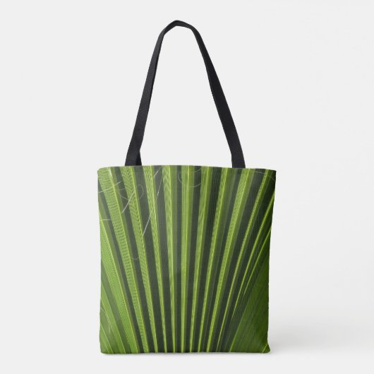 Leraar Appreciation Palm Leaf Foto Hartelijk dank Tote Bag (Achterkant)
