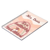 Leraar Appreciation Personalized Boho Rainbow Notitieboek (Linkerzijde)