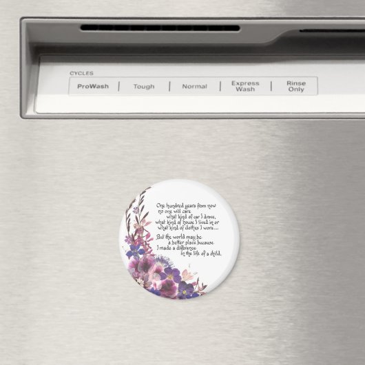 Leraar Appreciation Poem Magneet (Insitu (Vaatwasser))