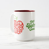 Leraar Appreciation Teach Love Inspire Coffee Mok (Voorkant links)