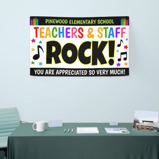 Leraar Appreciation Week Rock Banner (Beurs)