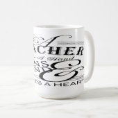 Leraar Appreciing citeert Koffie Mugs Koffiemok (Voorkant rechts)