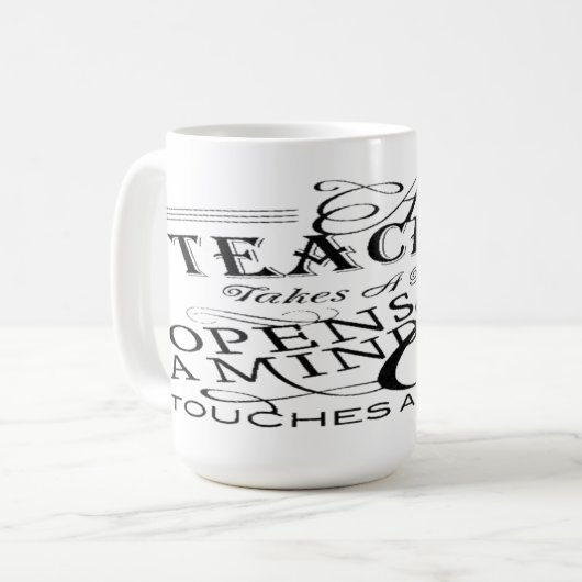 Leraar Appreciing citeert Koffie Mugs Koffiemok (Voorkant links)