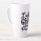 Leraar Art Coffee geeft me de lesbevoegdheid Latte Mok (Linkerhoek)