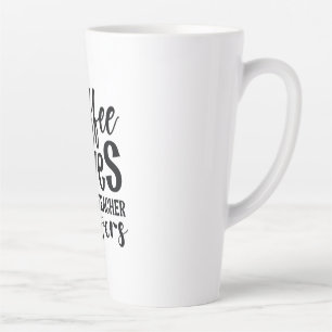 Leraar Art Coffee geeft me de lesbevoegdheid Latte Mok