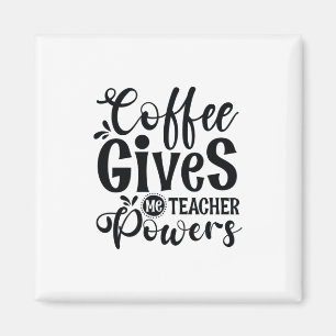 Leraar Art Coffee geeft me de lesbevoegdheid Magneet