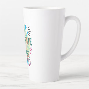 Leraar Art laat me mijn lerarenstem niet gebruiken Latte Mok
