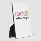 Leraar Art Teach Love Inspire Fotoplaat (Zijkant)