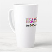 Leraar Art Teach Love Inspire Latte Mok (Linkerhoek)