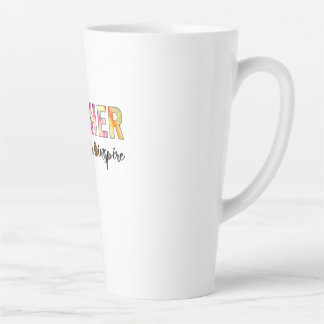 Leraar Art Teach Love Inspire Latte Mok