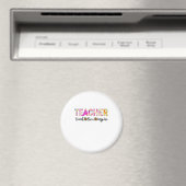 Leraar Art Teach Love Inspire Magneet (Insitu (Vaatwasser))