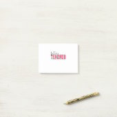 Leraar Art Toekomstige leraar Post-it® Notes (Op bureau)