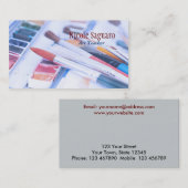 leraar artistieke schilder visitekaartje (Voorkant / Achterkant)