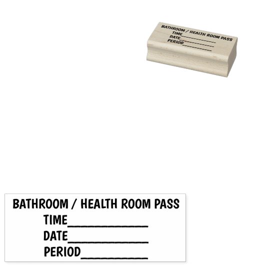 LERAAR BADKAMER PASS STEMPEL (Gestempeld)