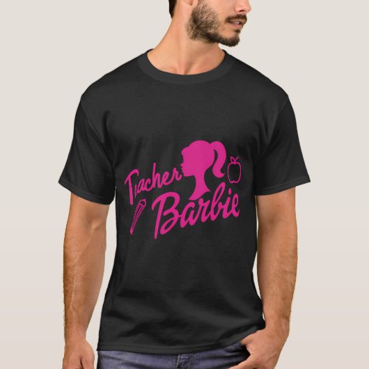 Leraar Barbie T-shirt (Voorkant)