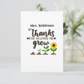 Leraar Bedankt dat je me helpt met het kweken van  (Staand voorkant)