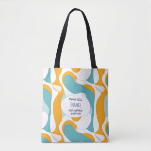 Leraar Bedankt –  Gepersonaliseerd budget Tote Bag