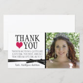 Leraar bedankt met foto (Voorkant / Achterkant)