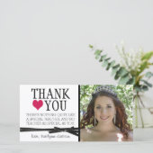 Leraar bedankt met foto (Staand voorkant)