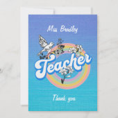 Leraar bedankt met liefde en respect (Voorkant)
