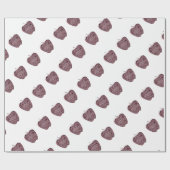 Leraar Bedankt Mosaic Red Apple-waardering Cadeaupapier (Vlak)